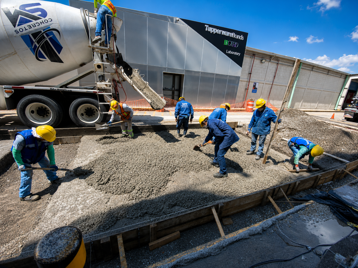 Construcción de subestación eléctrica en sitio